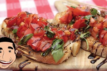 ITALIAN BRUSCHETTA RECIPE | Bruschetta with Tomato and Basil feat BBQ Aroma