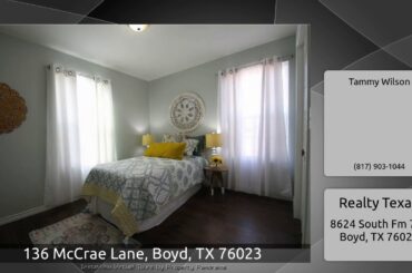 136 McCrae Lane, Boyd, TX 76023