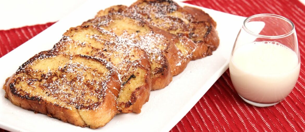Eggnog French Toast Recipe - Laura Vitale - Laura in the Kitchen Episode 856