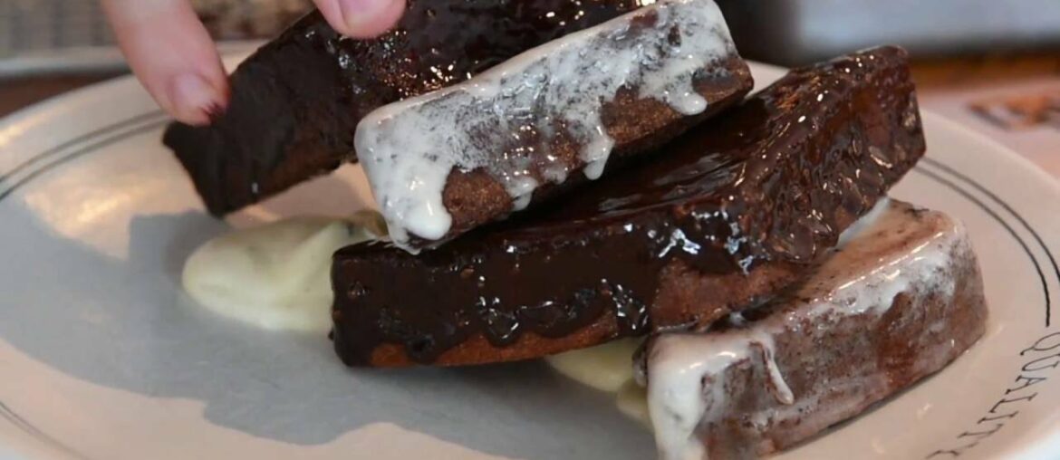 Black & White French Toast from Quality Eats | Food & Wine