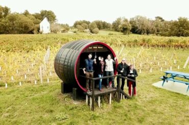 WOW! Giant Wine Barrel in Vineyard - Perfect Picnic Area in the Loire Valley of France