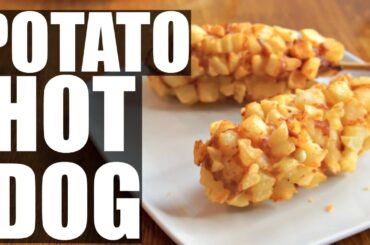 DIY POTATO HOT DOG 감자 핫도그 krinkle-cut fry corn dog  | WEENIES