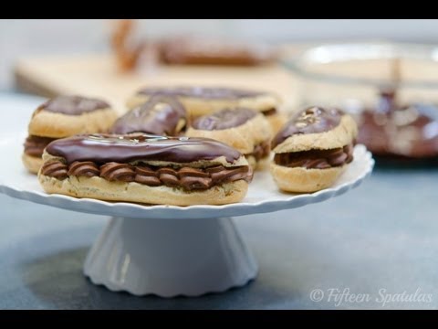 Chocolate Eclairs Recipe with Chocolate Pastry Cream {French Eclairs} Chocolate Eclairs Recipe with Chocolate Pastry Cream {French Eclairs}