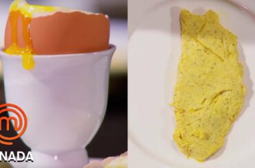 An Omelette, Poached Egg & Soft Boiled Egg In 8 Minutes! | MasterChef Canada | MasterChef World