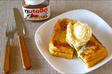 How to Make Nutella Sandwich French Toast (Recipe) ヌテラサンドイッチ フレンチトースト (レシピ)