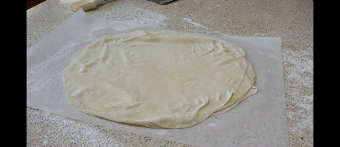 Homemade FIlo or Phyllo Dough - How to Make a Phyllo Dough Recipe from Scratch