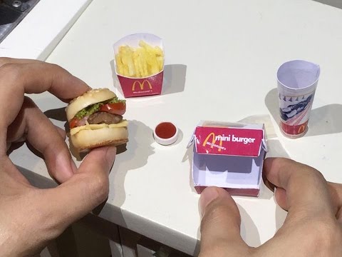 DIY: Mini Food McDonald's Burger & Fries with Coke (Miniature Cooking Sounds) (ASMR) (KIDS' TOYS) DIY: Mini Food McDonald's Burger & Fries with Coke (Miniature Cooking Sounds) (ASMR) (KIDS' TOYS)