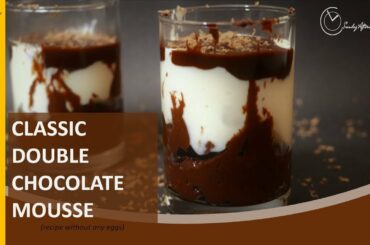 Classic Double Chocolate Mousse | Eggless Mousse recipe | Sunday Afternoon Cooking