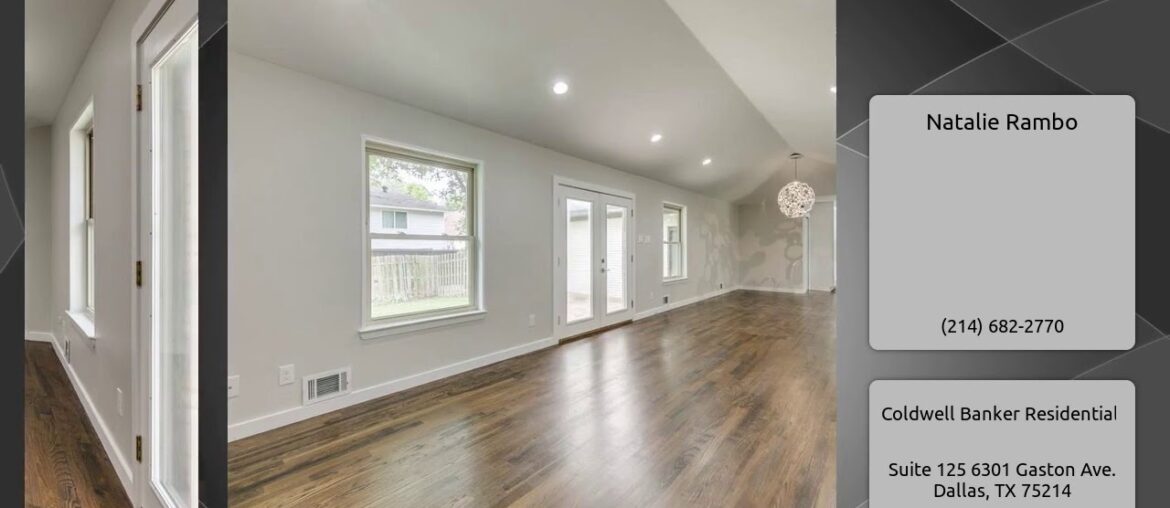 9703 Robin Hill Circle, Dallas, TX 75238 9703 Robin Hill Circle, Dallas, TX 75238