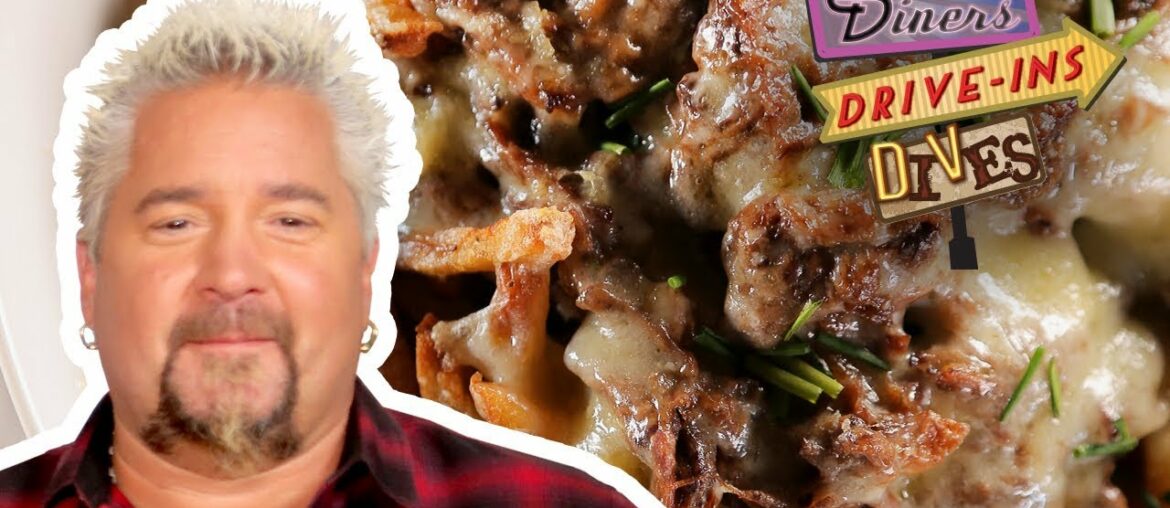Bison Gravy Fries on #DDD with Guy Fieri | Food Network Bison Gravy Fries on #DDD with Guy Fieri | Food Network