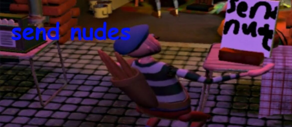 man forces people to buy terrible art