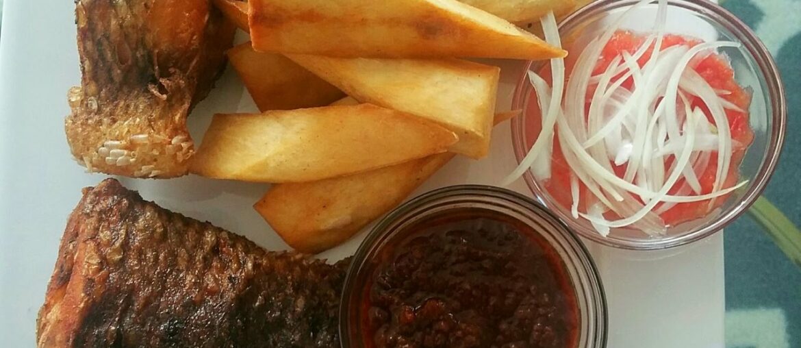 Ghana Roadside Fried Yam And Tilapia Recipe