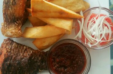 Ghana Roadside Fried Yam And Tilapia Recipe