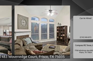 7483 Wovenedge Court, Frisco, TX 75035