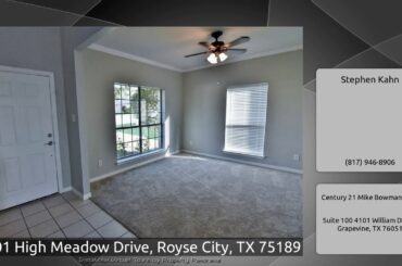 1401 High Meadow Drive, Royse City, TX 75189
