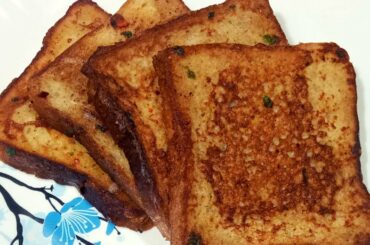 मसाला अंडा फ्रेंच टोस्ट/ French Toast Recipe/ Masala French Toast/ Easy & Quick Breakfast Recipe