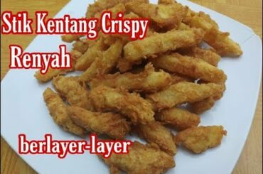 Stik Kentang Crispy renyahnya berlayer-layer - French Fries Recipe