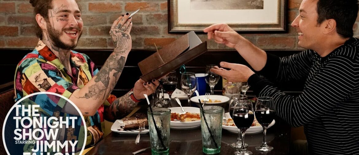Post Malone Takes Jimmy Fallon to Olive Garden Post Malone Takes Jimmy Fallon to Olive Garden