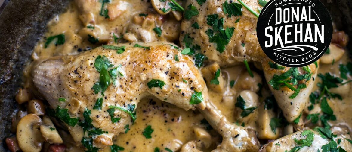Creamy White Wine Chicken feat. My Mom! Creamy White Wine Chicken feat. My Mom!