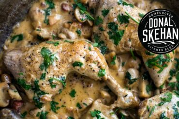 Creamy White Wine Chicken feat. My Mom!