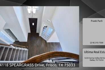 14118 SPEARGRASS Drive, Frisco, TX 75033