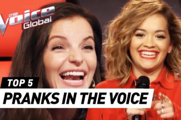 Superstars PRANK The Voice coaches with unexpected Audition