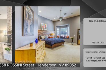 1358 ROSSINI Street, Henderson, NV 89052