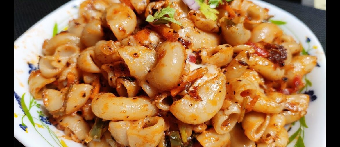 Cheese Masala Macaroni Recipe – Indian Style Cheesy Macaroni Pasta – चीज़ मसाला मैकरोनी Cheese Masala Macaroni Recipe - Indian Style Cheesy Macaroni Pasta - चीज़ मसाला मैकरोनी