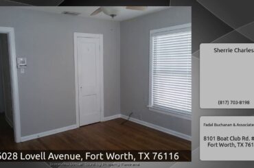 6028 Lovell Avenue, Fort Worth, TX 76116