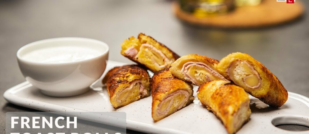 Ham and Cheese French Toast Rolls / Food Channel L - A New Recipe Every Day!