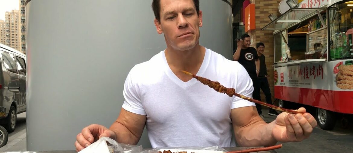 John Cena in China: Fine dining from mobile food carts John Cena in China: Fine dining from mobile food carts