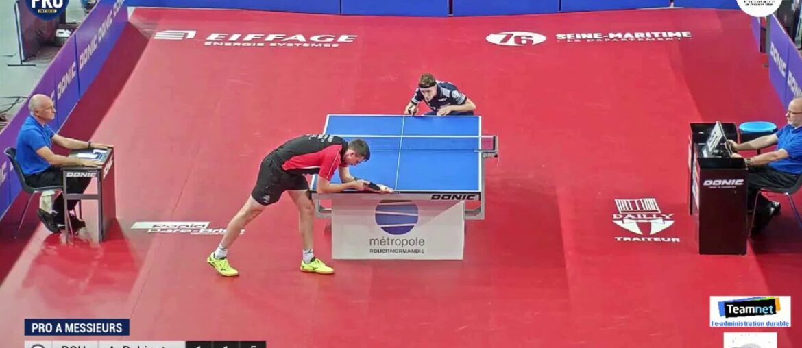 ROBINOT Alexandre - SKACHKOV Kirill  | Pro A French League 2019 - 2020 TABLE TENNIS