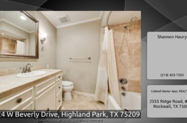 4624 W Beverly Drive, Highland Park, TX 75209
