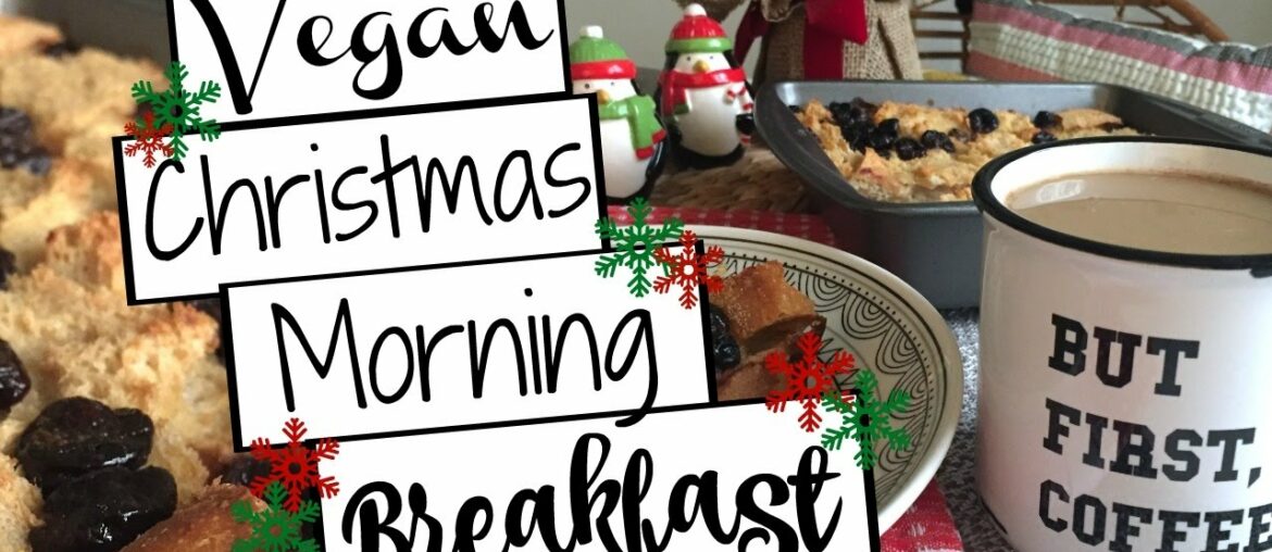VEGAN Christmas Recipes pt 3 - Cranberry Orange French Toast Bake -  So easy!