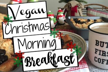 VEGAN Christmas Recipes pt 3 - Cranberry Orange French Toast Bake -  So easy!