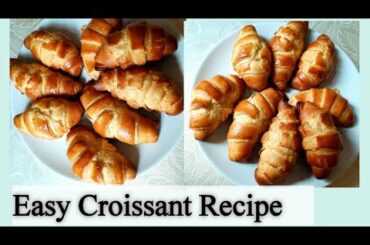 #croissant || Easy croissant recipe||super fast croissant || French pastry style croissant