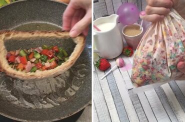 Chefclub loves breakfast! 🥞 Omelet Toast 🍞 Cookie French Toast 🍪 Egg Bagels 🍳