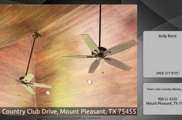 204 Country Club Drive, Mount Pleasant, TX 75455