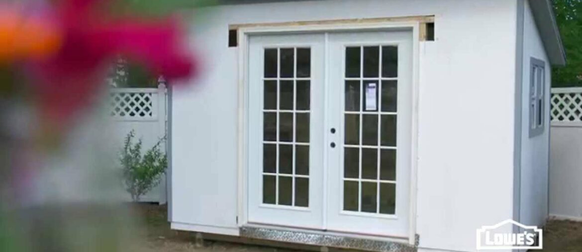 How to Install French Doors in a Shed How to Install French Doors in a Shed