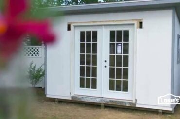 How to Install French Doors in a Shed