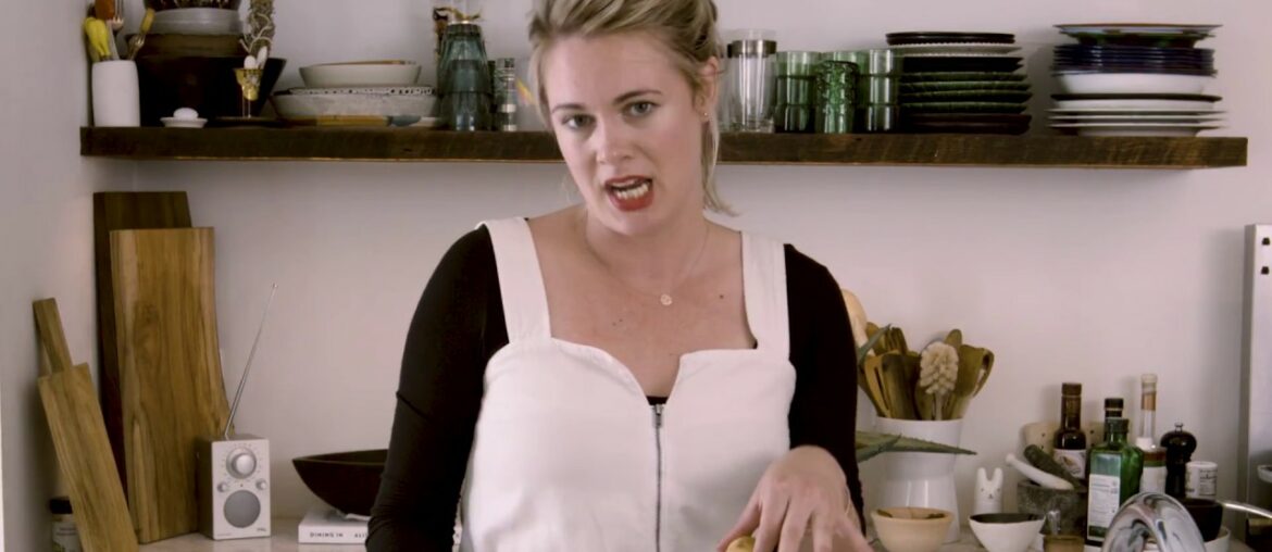 Alison Roman's Crispy Smashed Potatoes with Fried Onions and Parsley  - A Dining In Cookbook Video