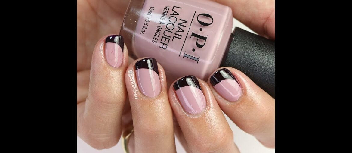 Nail Art Tutorial: Crescent French Ttip Nail Art Tutorial: Crescent French Ttip