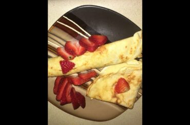How to make the Best French Crepes| CREPES RECIPE STEP by STEP| Dessert Idea| Mother's Day Surprise