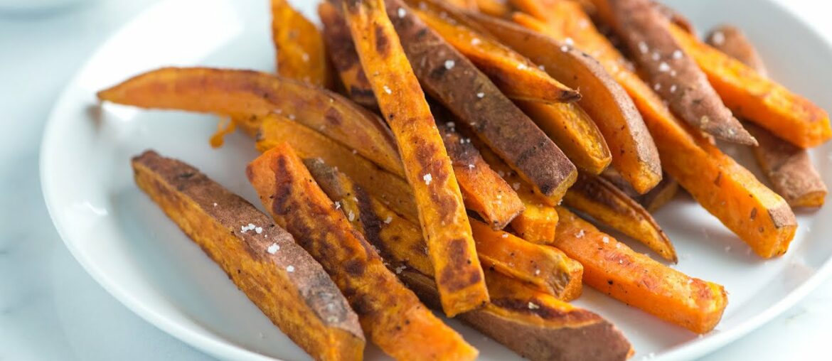Easy Homemade Sweet Potato Fries Recipe - How to Make Baked Sweet Potato Fries