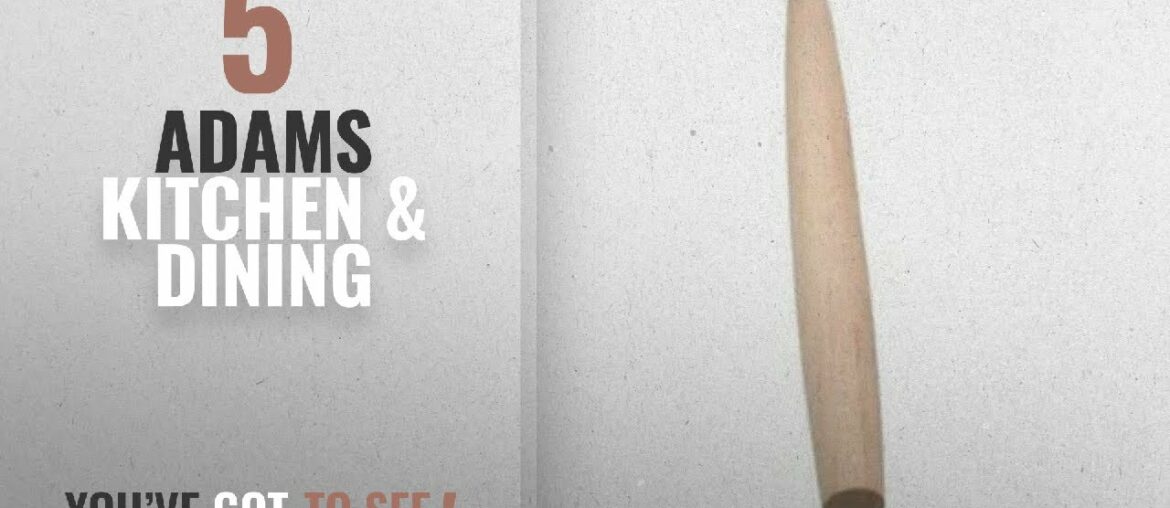 Adams Top 10 Kitchen & Dining [2018]: J.K. Adams FRP-1 Maple French Rolling Pin