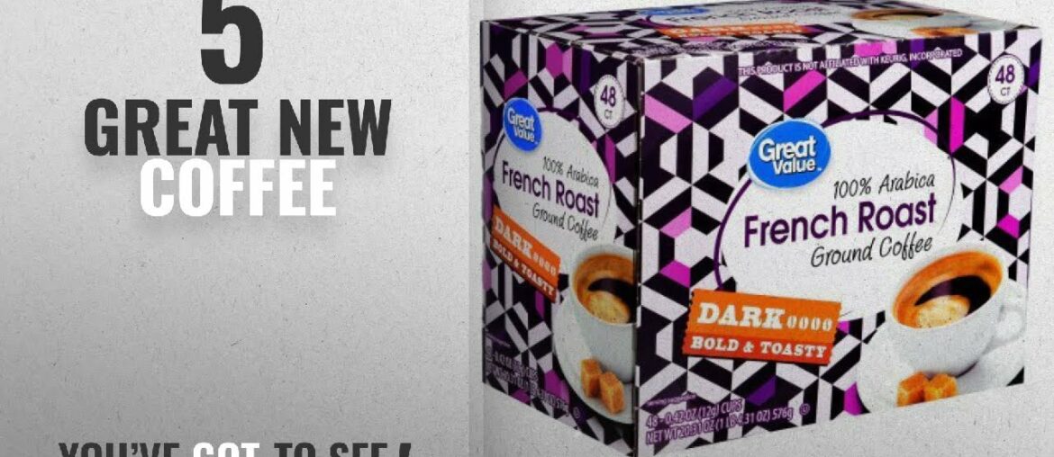Top 10 Great Value Coffee [2018]: Great Value French Roast Single Serve Coffee Pods, 48 Ct