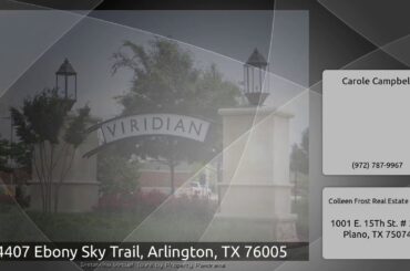4407 Ebony Sky Trail, Arlington, TX 76005