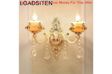 Wandlampe Deco Mural Vintage Lamp Luminaire Aplique Luz For Home Crystal Lampara De Pared Interior