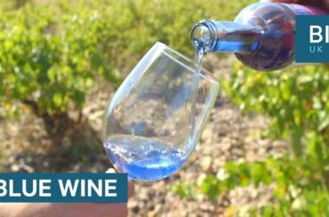 A Spanish startup is making wine that's naturally blue