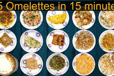 15 Omelette Recipes | Variety Omelette recipes | Different types of omelette recipe | Ramyas Kitchen
